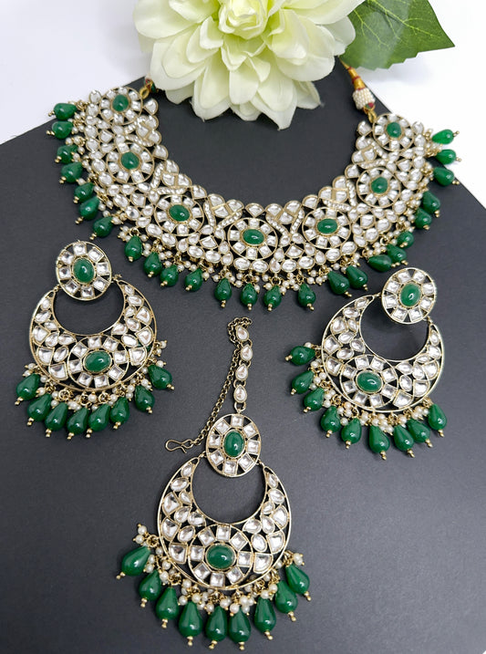 Kundan necklace set